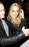 Lindsay Lohan at the LA Lakers Game