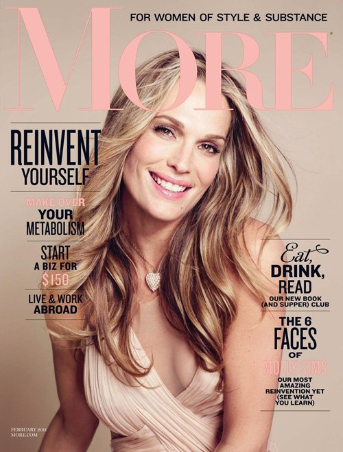 Molly Sims More Magazine February 2011