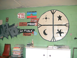 Mural al interior del Centro Comunitario