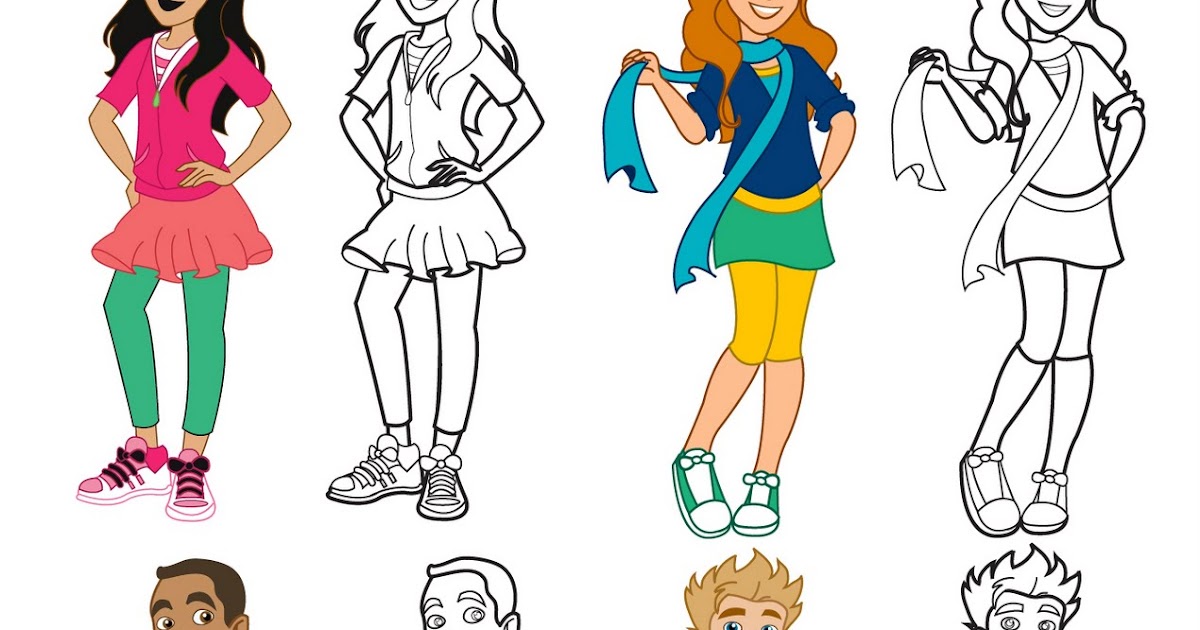 Pigment Of Your Imagination: Fresh Beat Band - Character Cleanup and Color