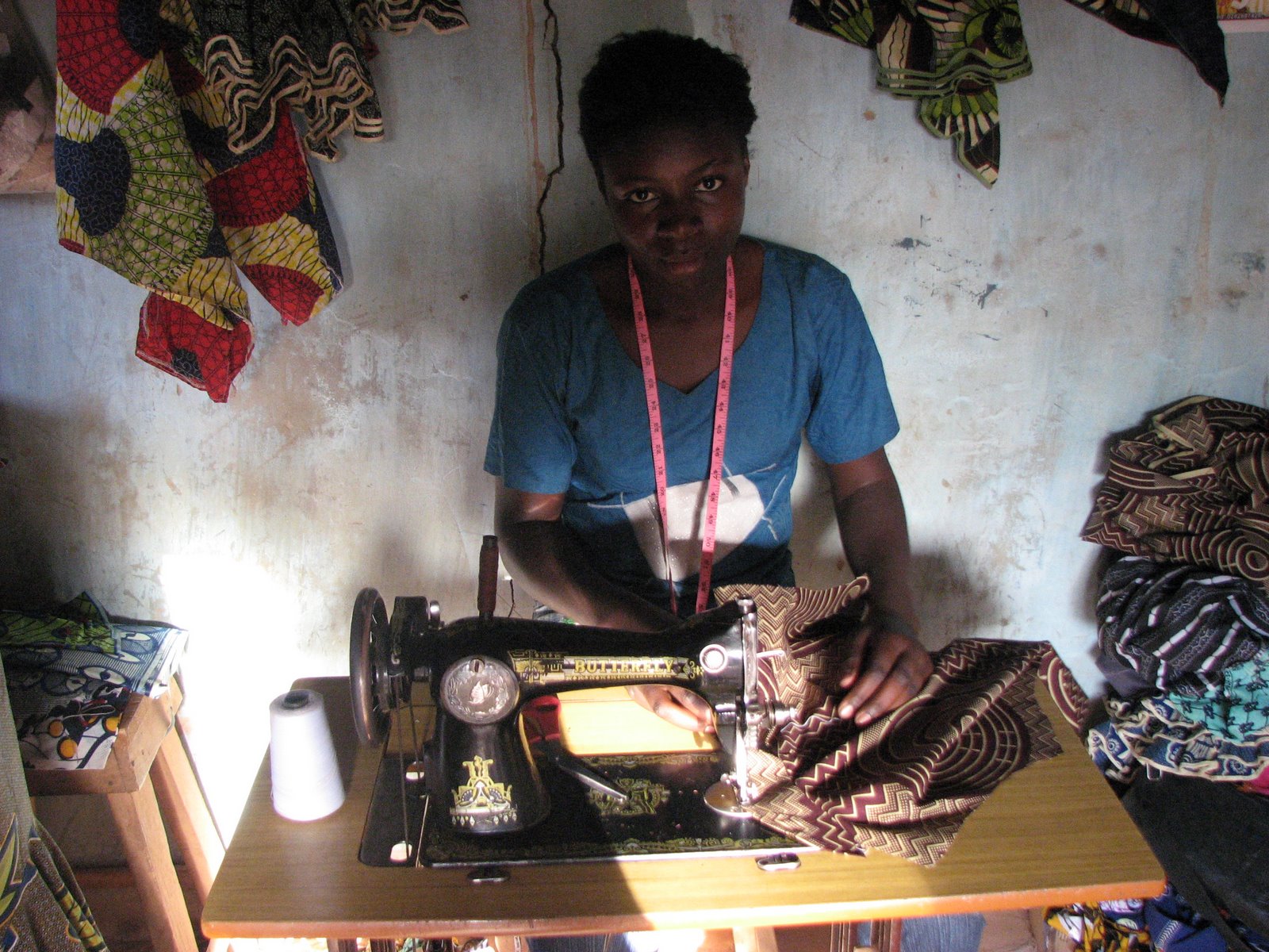 Behind every custommade piece of clothing in West Africa, there is a