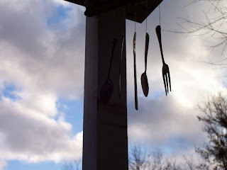 Cutlery wind chime. Daily photo project