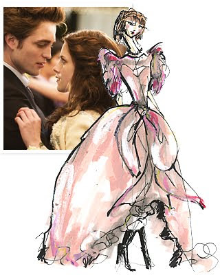 A sketch that Zac Posen did zac posen wedding dresses. A sketch that Zac Posen did