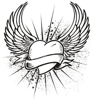 Heart Tattoo Designs With Wings Heart Tattoo Designs With Wings