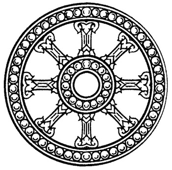Gambar roda Dhamma