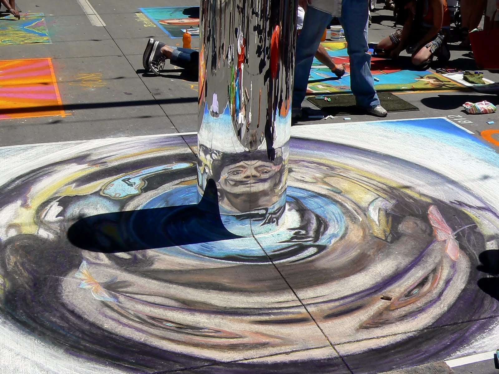 An Evans Expedition The Denver Chalk Art Festival on Larimer Square