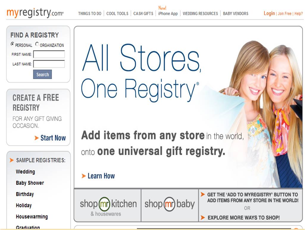 Palindrome Bride vs. Amazon Universal Registry Review