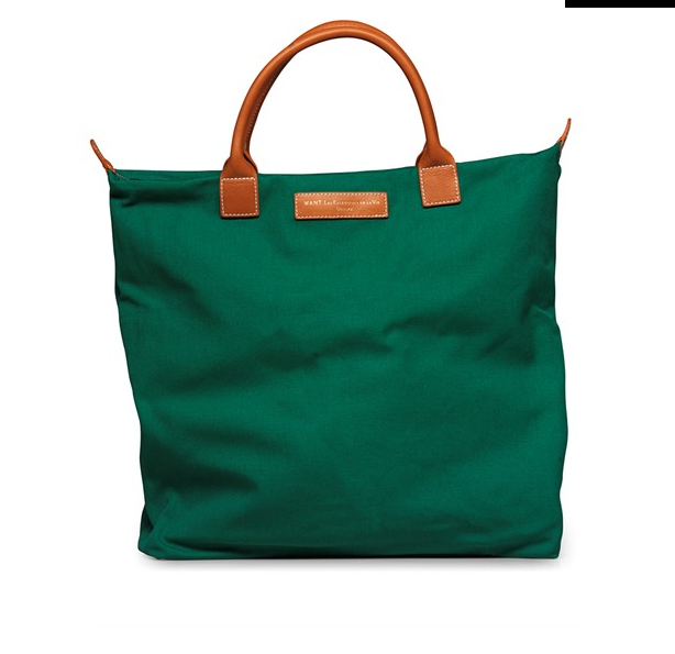 Canvas+bag+with+leather+handles