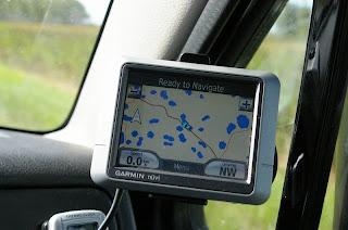 GARMINで見ると不思議な湿地帯なのですが、路上から湖は見えず