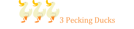3 Pecking Ducks