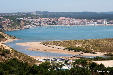 The beach of Sao Martinho do Porto