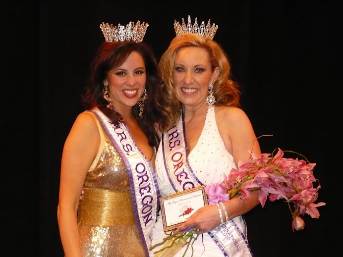 Congratulations to the new Mrs. Oregon 2010!