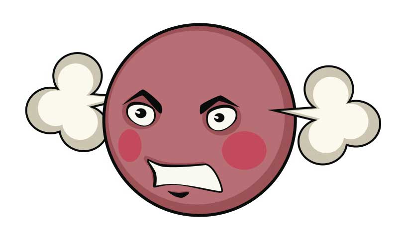 Angry Animated Face
