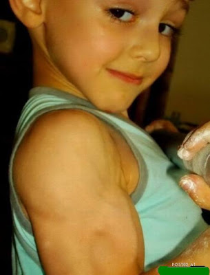 In Pics : The World's Strongest Kid Richard Sandrak - BhejaFry In Pics : The World's Strongest Kid Richard Sandrak - BhejaFry