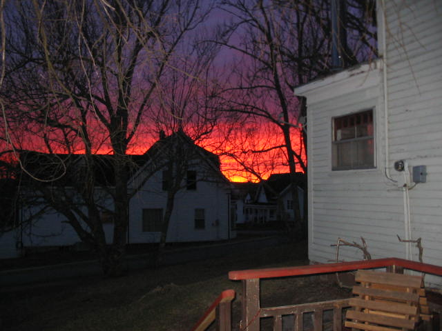Sunset from my deck