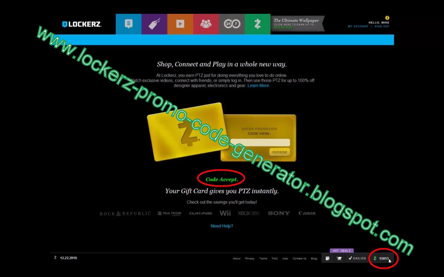 Coupon code generator