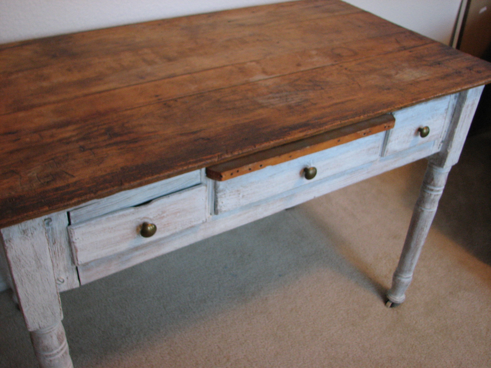 On a Walmart Wallet Garage Sale Desk