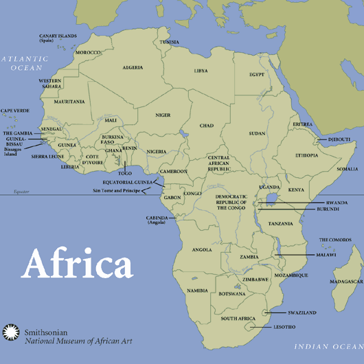 Map Of Suriname Africa