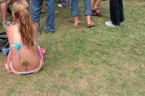 Wonderful Nature themed Green Tattoos For save the planet Wonderful Nature themed Green Tattoos For save the planet