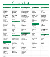 Grocery List