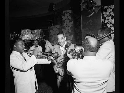 Duke Ellington, Cat Anderson, and Sidney De Paris, Aquarium, New York, N.Y., ca. Nov. 1946 Duke Ellington, Cat Anderson, and Sidney De Paris, Aquarium, New York, N.Y., ca. Nov. 1946