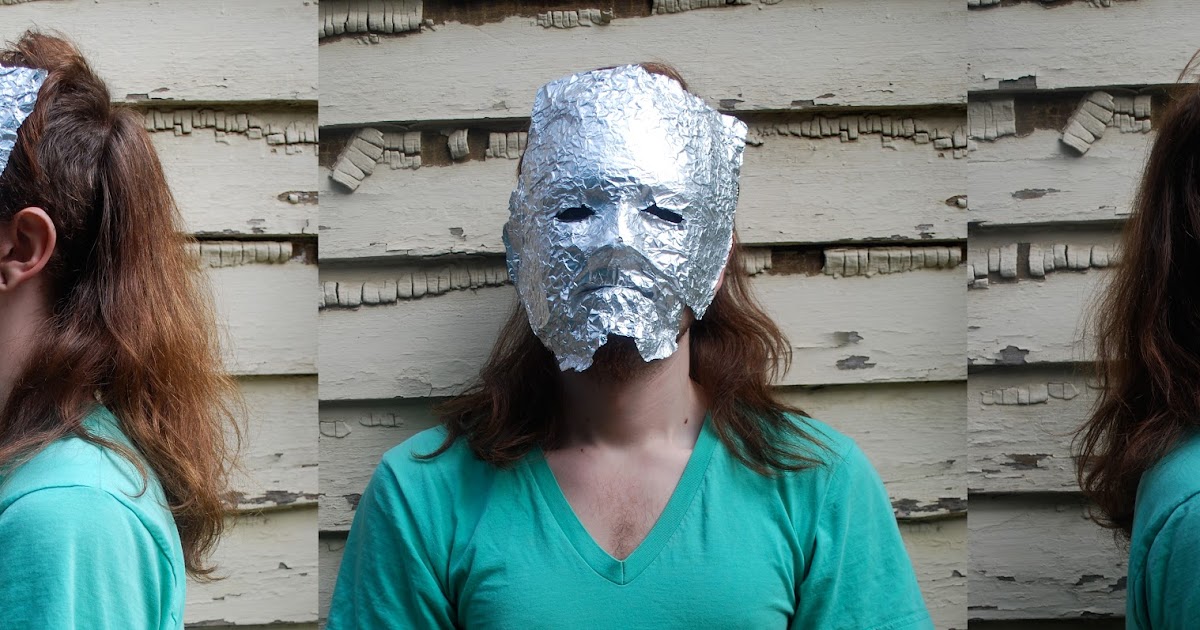 MaskADay 33. Tin Foil Mask