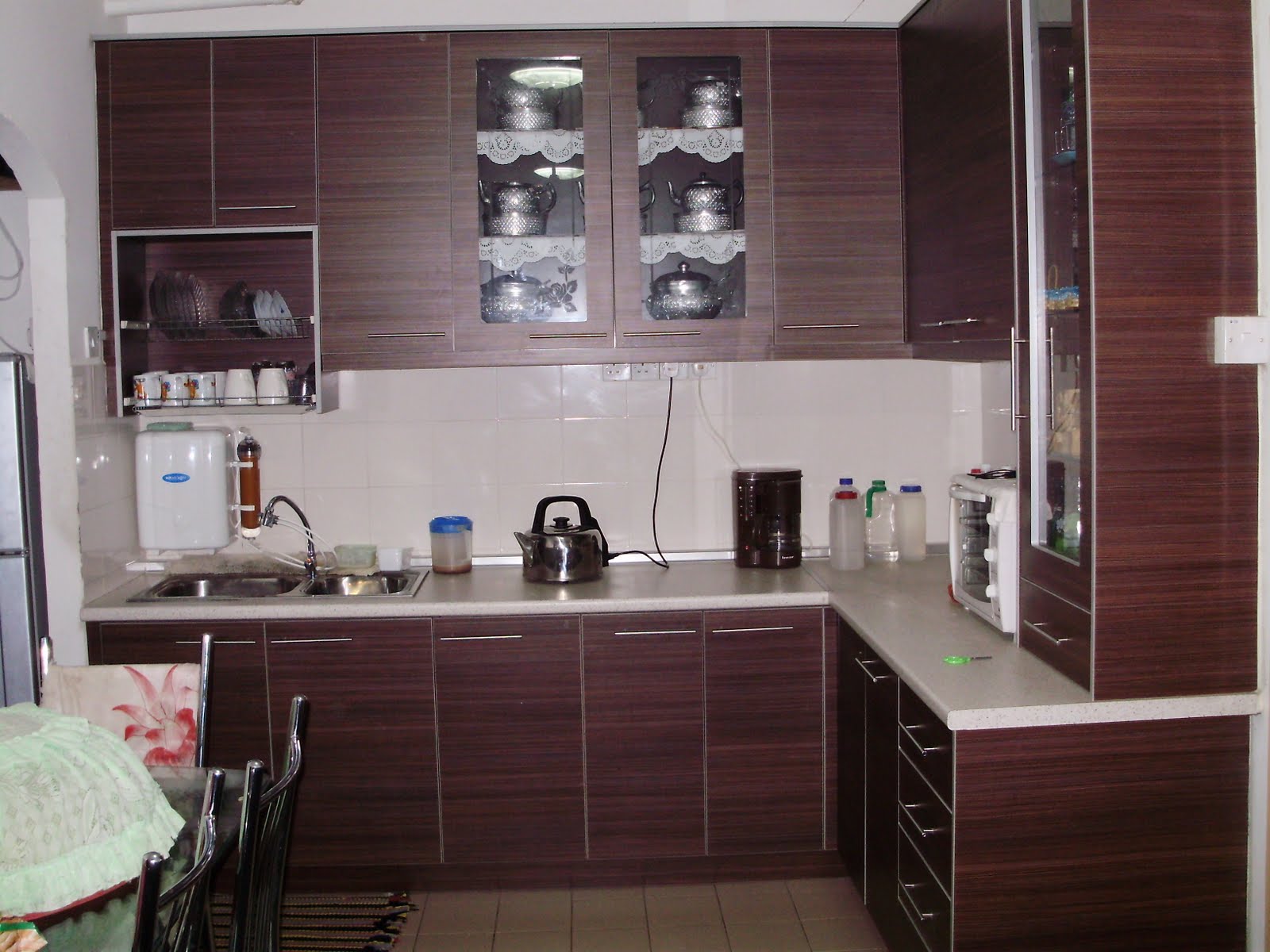 Hardwood kitchen cabinets KITCHEN HIGH GLOSS 3G
