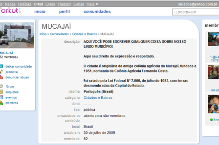 Comunidade do Orkut aponta os points de Mucajaí