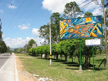 Ubicación de uno de los cuadros