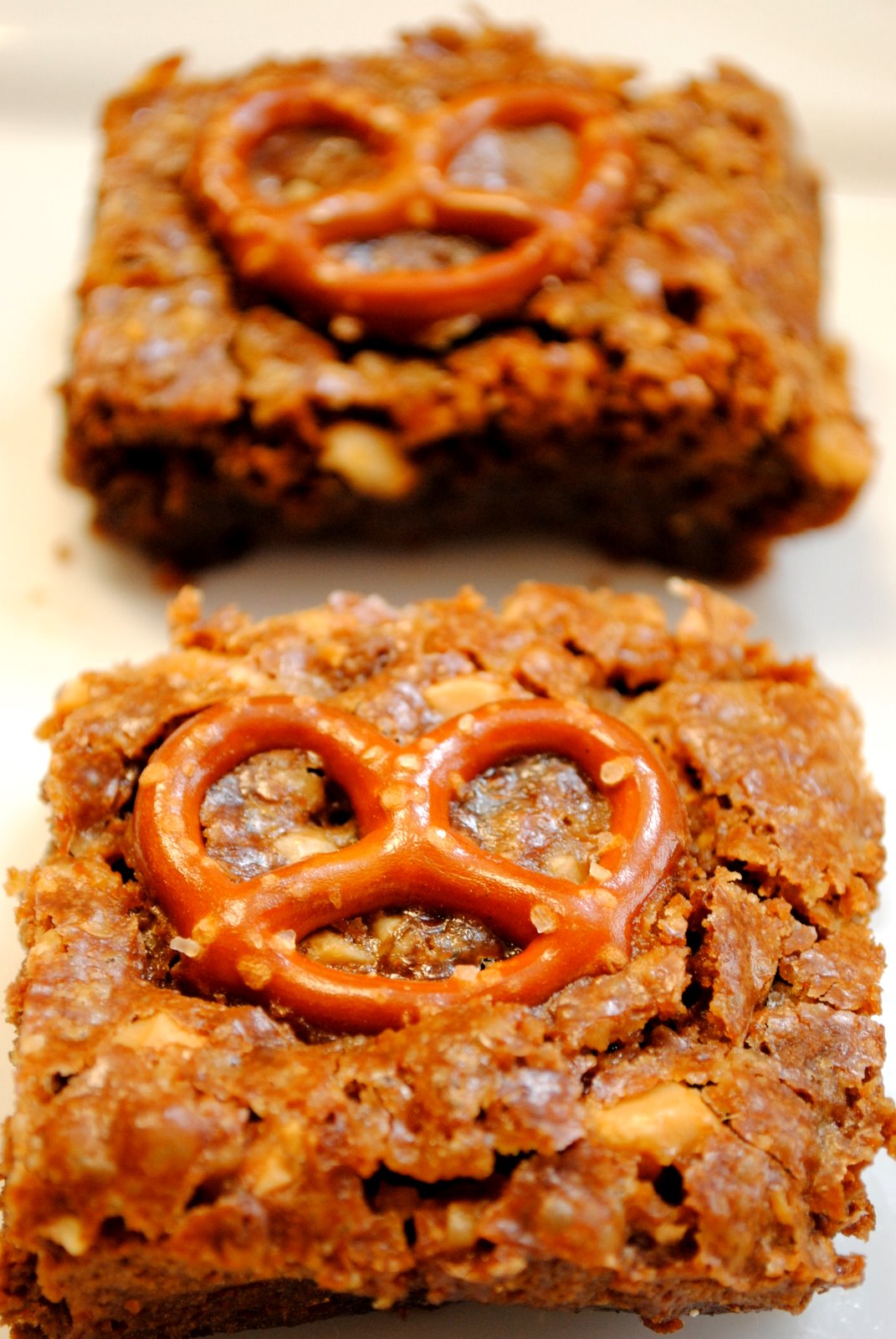 +The Church Cook Brownie with Pretzels and Toffee