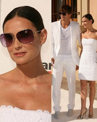 beyaz parti ama yinede Ashton Cutcher ve Demi Moore super gorunuyorlar beyaz parti ama yinede Ashton Cutcher ve Demi Moore super gorunuyorlar