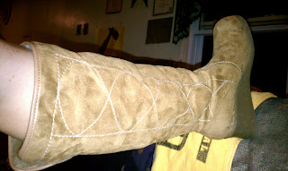 Suede boots