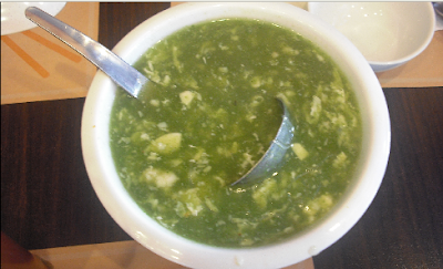 green seafood spinach soup - Flavors of China