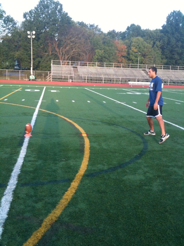 How to kick a football Steps of how to kick a football