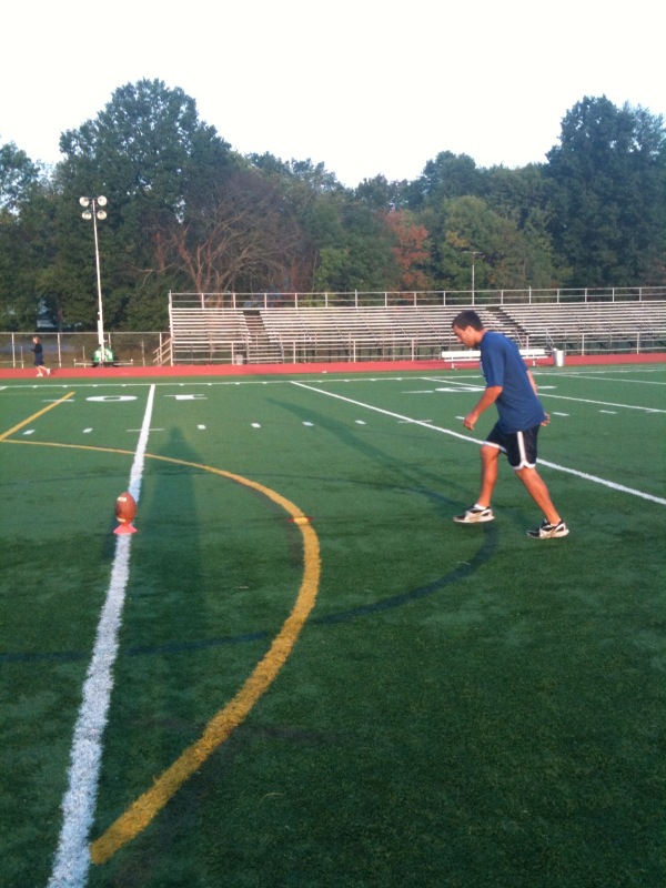 How to kick a football Steps of how to kick a football