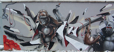 graffiti tribal graffiti tribal,monkey graffiti