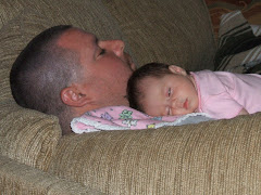 Cailin and her daddy fast asleep