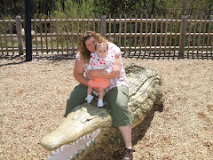 its me and mom on a croc