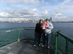 The family with Seattle in the back grand