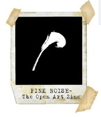 pink noise art zine logo