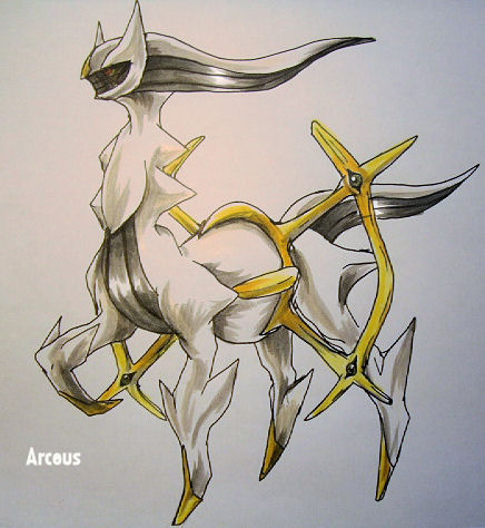 Arceus, The god of Pokemon