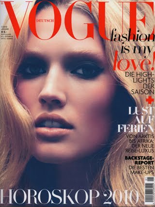 Корицата на VOGUE януари 2010 Корицата на VOGUE януари 2010