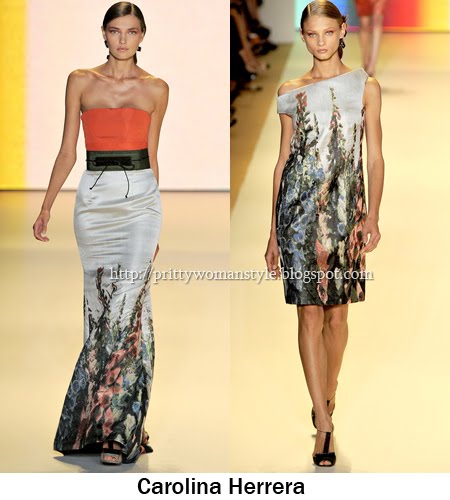 Флорални принтове на Carolina Herrera Флорални принтове на Carolina Herrera