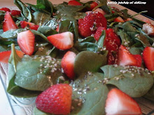 Salade d'épinards aux fraises