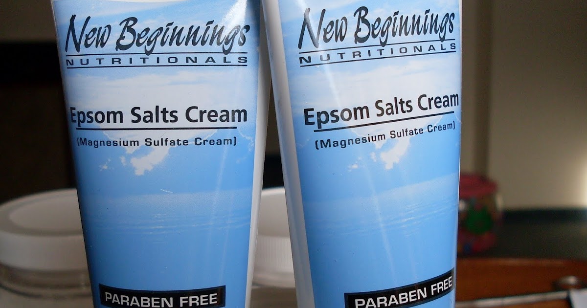 AutismoDiario de una madre Sales de Epsom(Epsom salts cream)