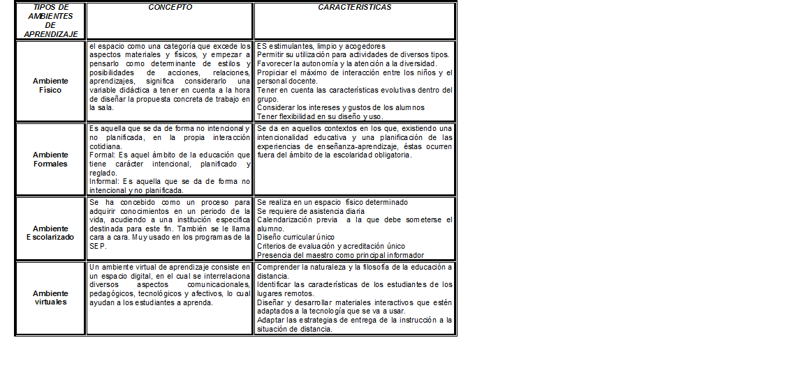 DEFINICION DE AMBIENTES definicion de ambientes: