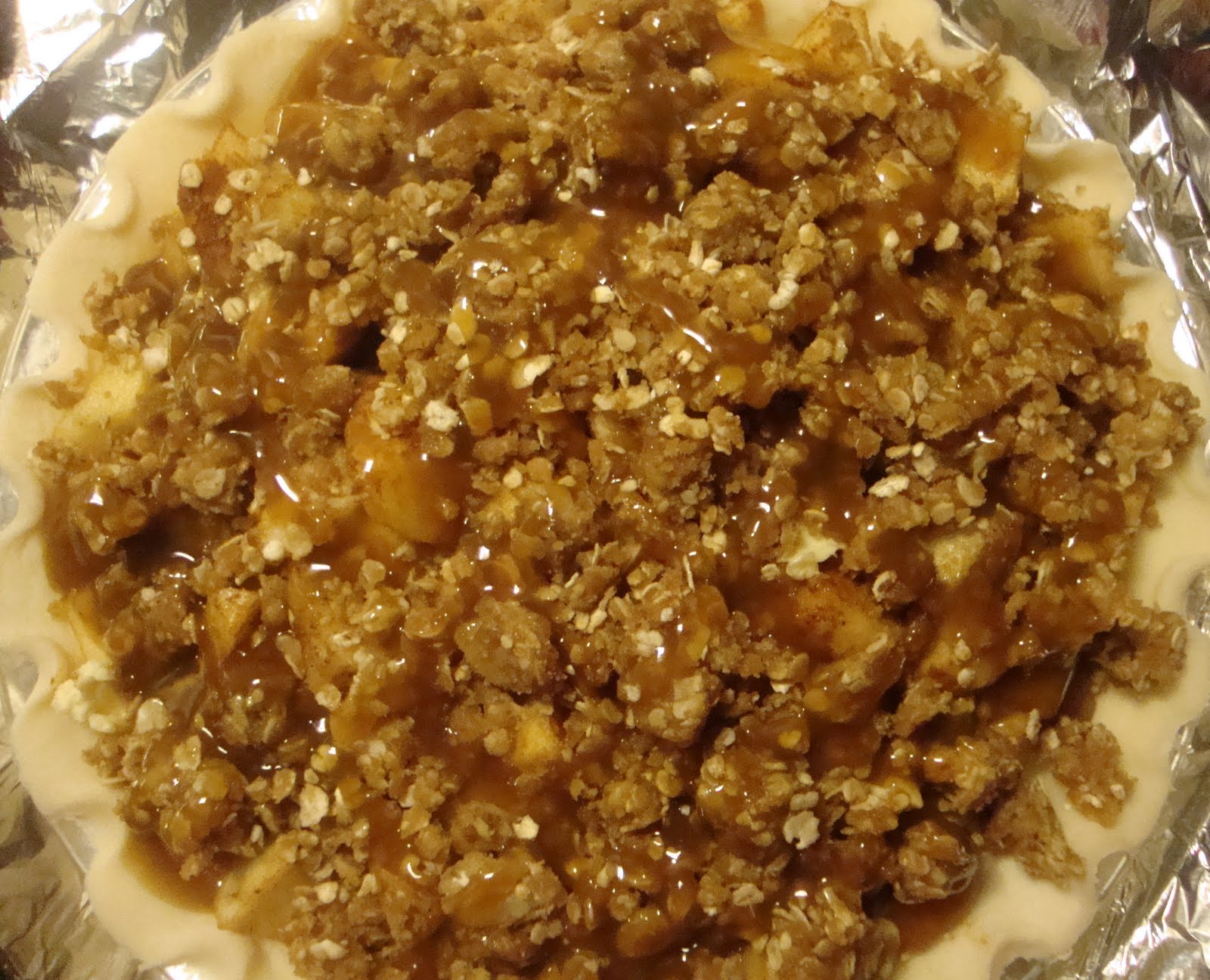 apple crisp pie