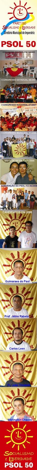 FILIADOS DO PSOL DE IMPERATRIZ