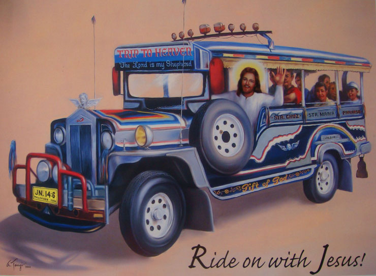 Philippine Jeepney Cartoon