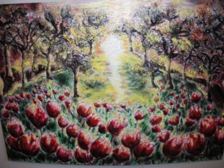 prato con tulipani 35x50